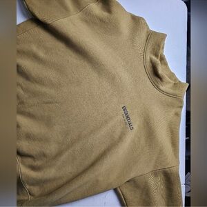 Essentials Men's Beige Crewneck Sweater